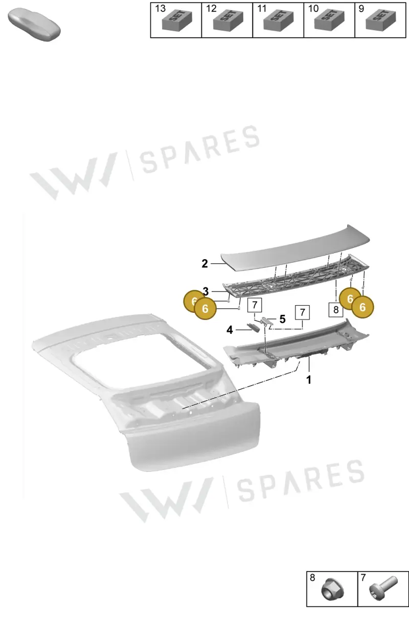 992827500B — Porsche Macan (2024-2024) diagram p61803150, position 6