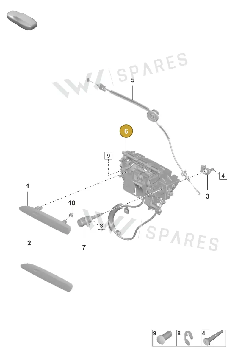 992837886Y — Porsche 992 Carrera Coupe (2024-) diagram p53804200, position 6
