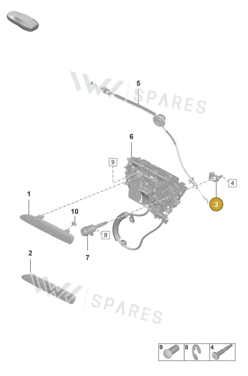 992839160 — Porsche 911 (2024-2025) diagram p53804200, position 3