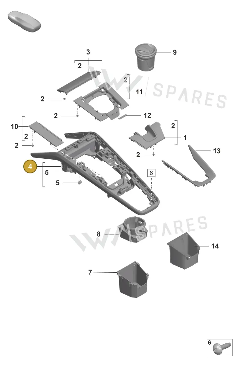 992853098FCI0 — Porsche 911 (2018-2024) diagram p53809300, position 4