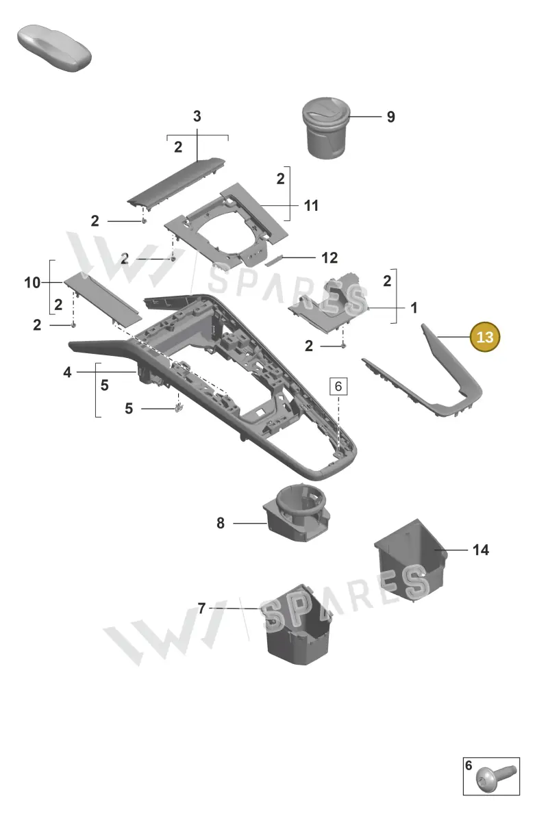 992853300NOP3 — Porsche 911 (2018-2024) diagram p53809300, position 13