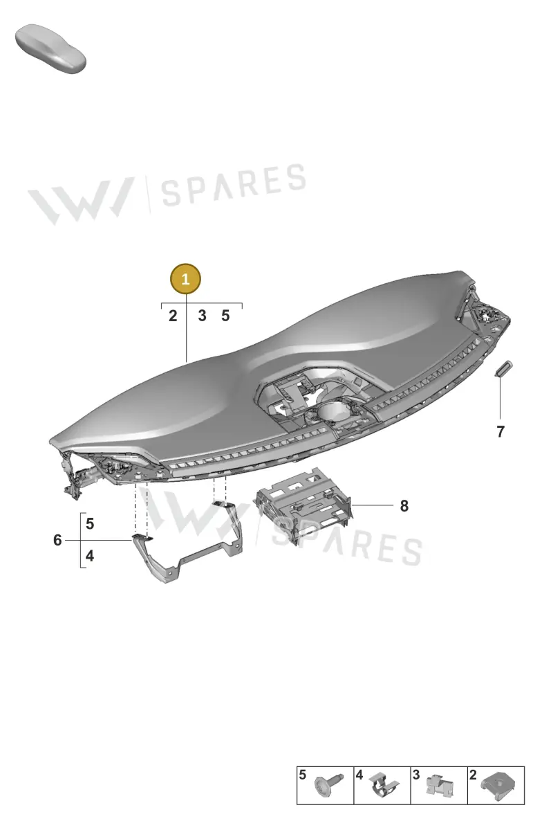 992857003BCDK4 — Porsche 911 (2018-2024) diagram p53809000, position 1