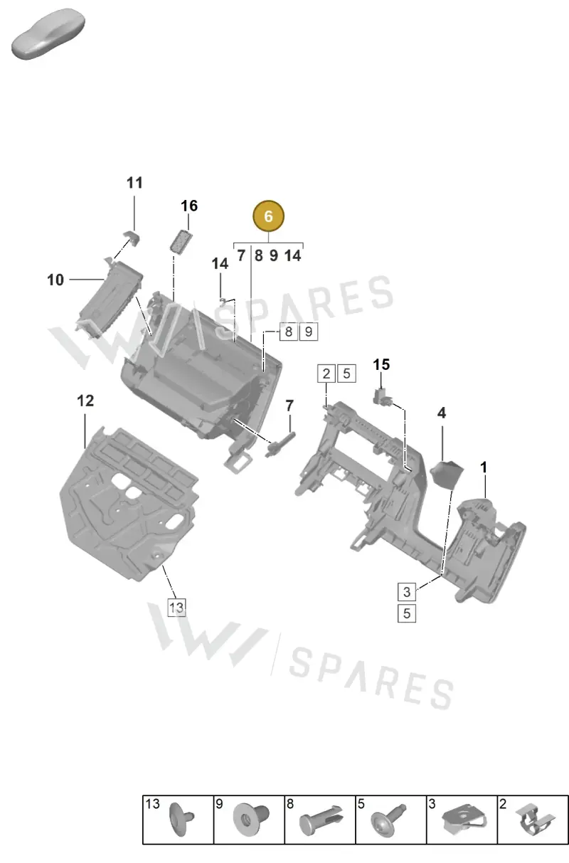 992857095MOX7 — Porsche GT3 RS (2021-) diagram p53809150, position 6