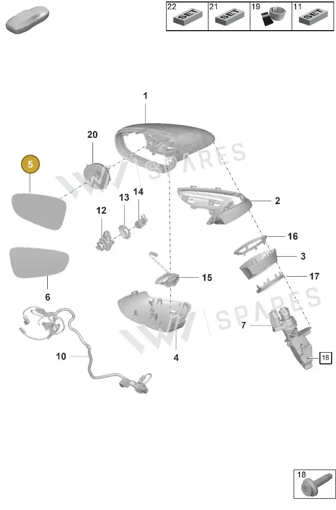 992857521J — Porsche 992 Carrera Coupe (2024-) diagram p63809500, position 5