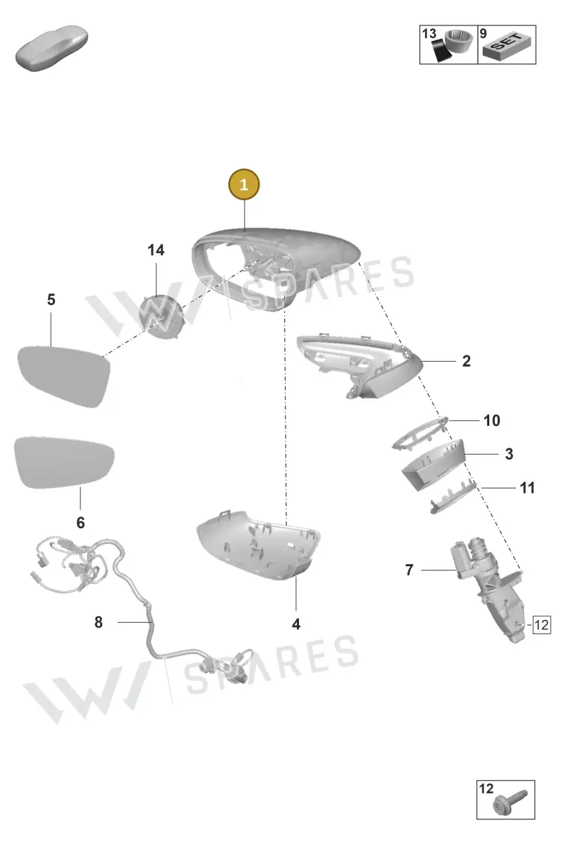 992857527GG2X — Porsche GT3 RS (2021-) diagram p59809500, position 1