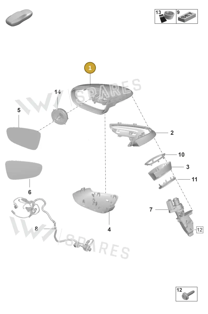 992857527HA3G — Porsche GT3 RS (2021-) diagram p59809500, position 1