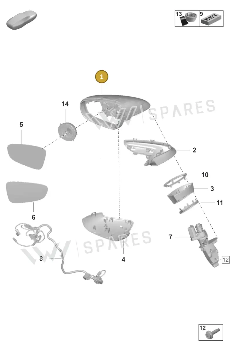 992857528FG2X — Porsche GT3 RS (2021-) diagram p59809500, position 1