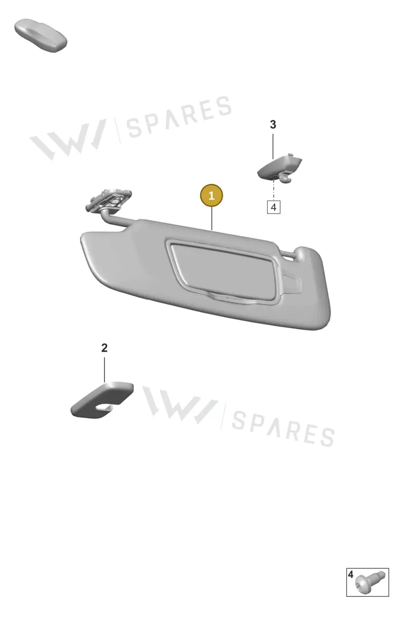 992857552D2W0 — Porsche 992 Sport Classic (2020-) diagram p53807650, position 1