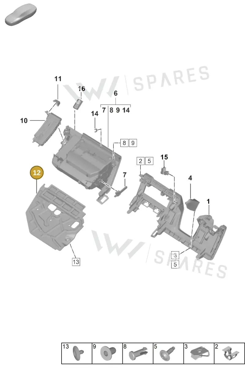 992858443 — Porsche 911 (2021-2022) diagram p53809150, position 12