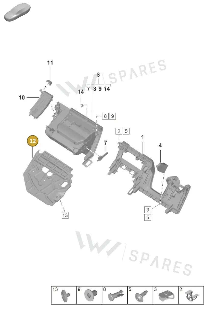 992858443A — Porsche 911 (2024-2025) diagram p63809100, position 12