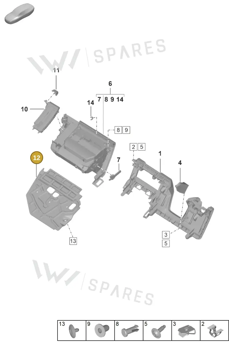 992858443B — Porsche 911 (2024-2025) diagram p63809100, position 12