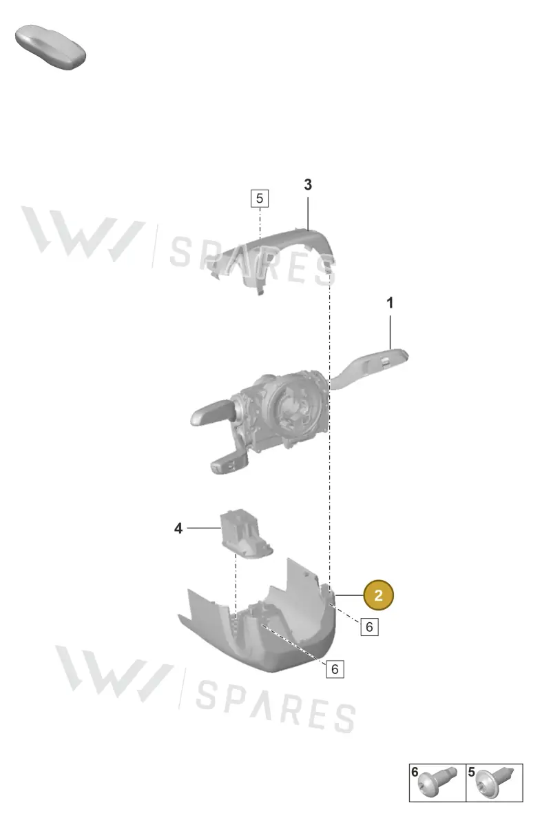 992858566COT2 — Porsche 911 (2018-2024) diagram p53903100, position 2