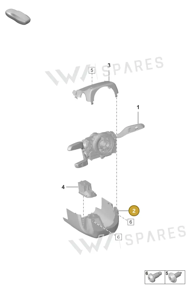 992858566DOG6 — Porsche 992 Carrera Coupe (2024-) diagram p53903100, position 2