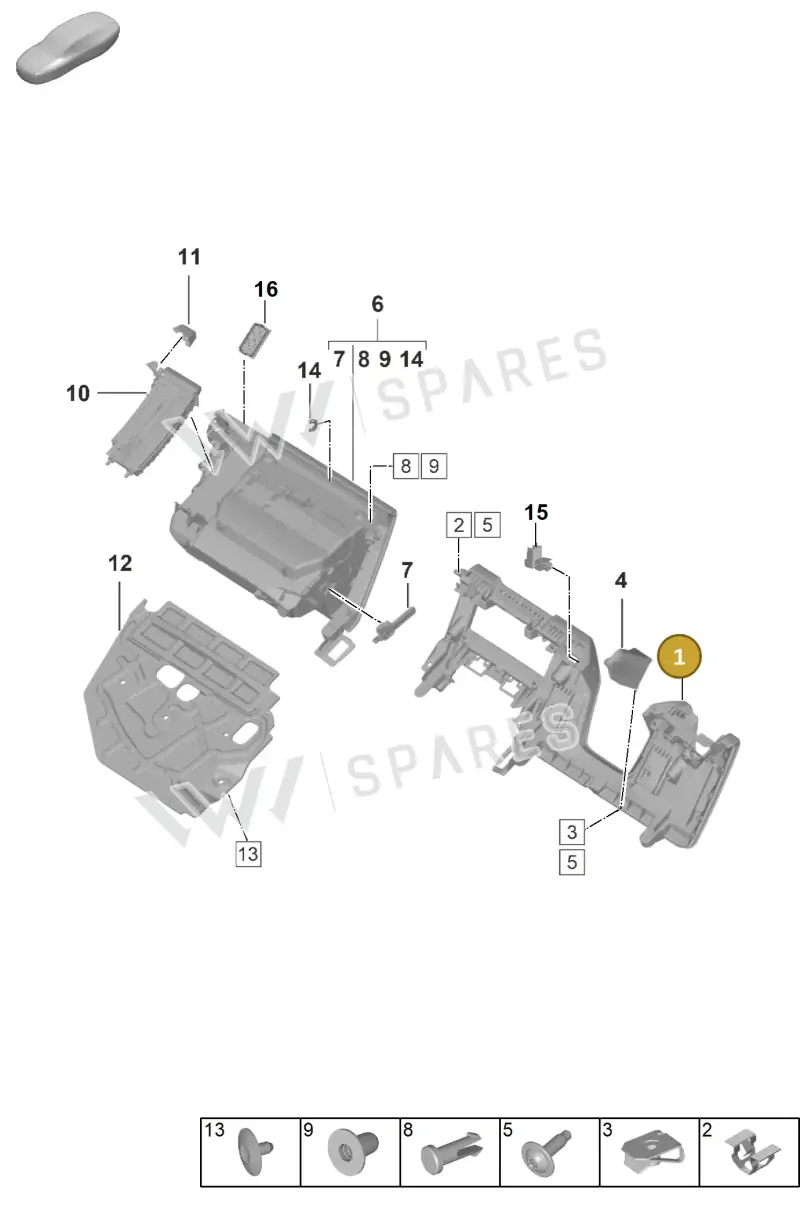 992858904JOX7 — Porsche 911 (2018-2024) diagram p53809150, position 1