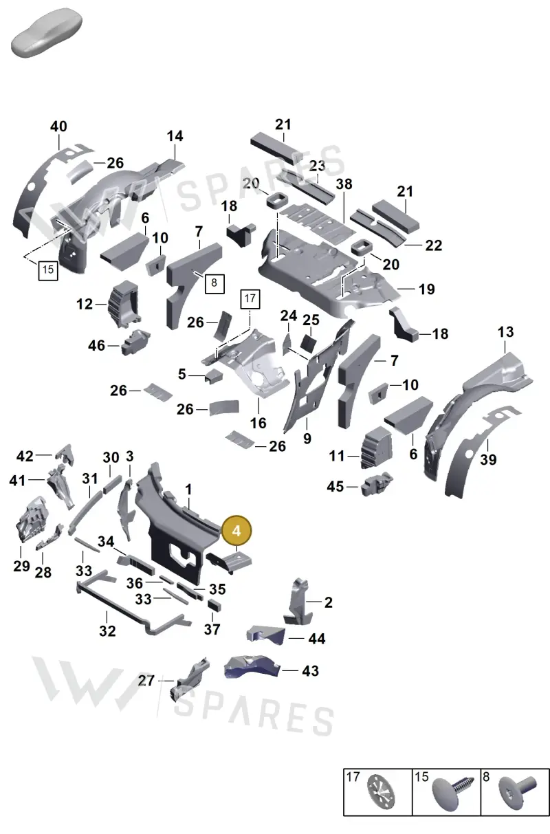 992864406 — Porsche 911 (2024-2025) diagram p63807445, position 4