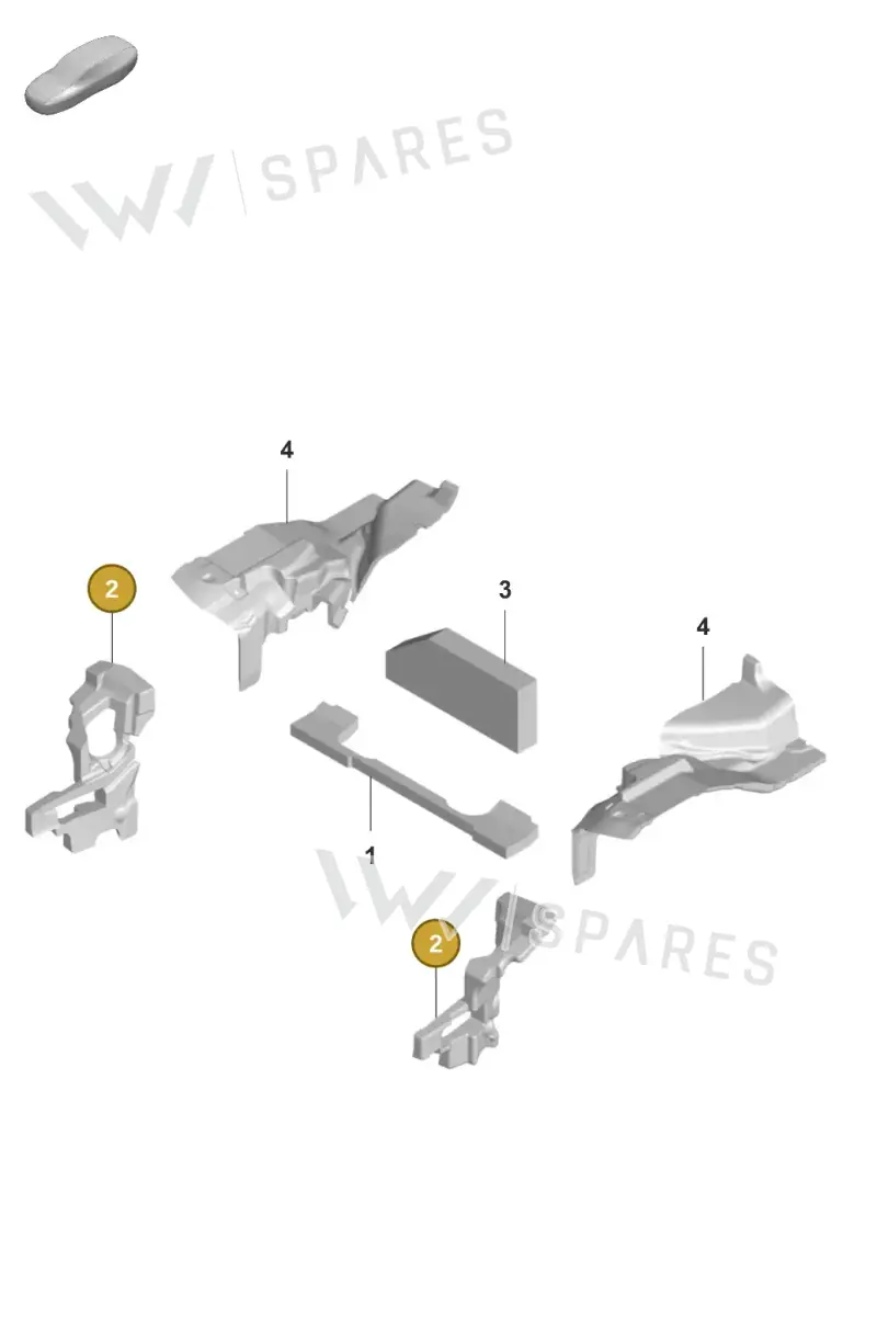 992864704 — Porsche 992 Carrera 4 GTS (2018-2024) diagram p53807820, position 2