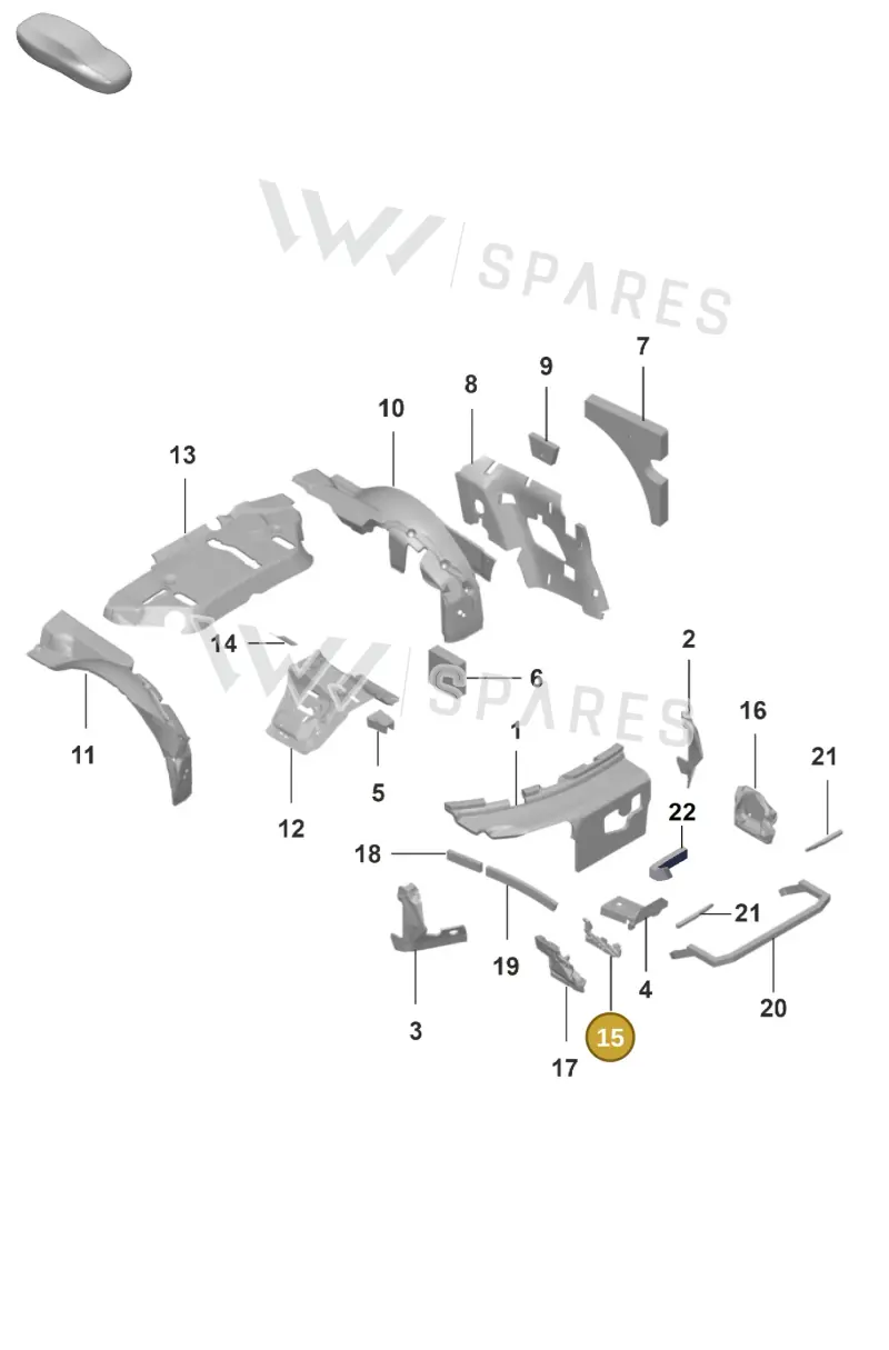 992867683B — Porsche 911 (2021-2022) diagram p59807800, position 15
