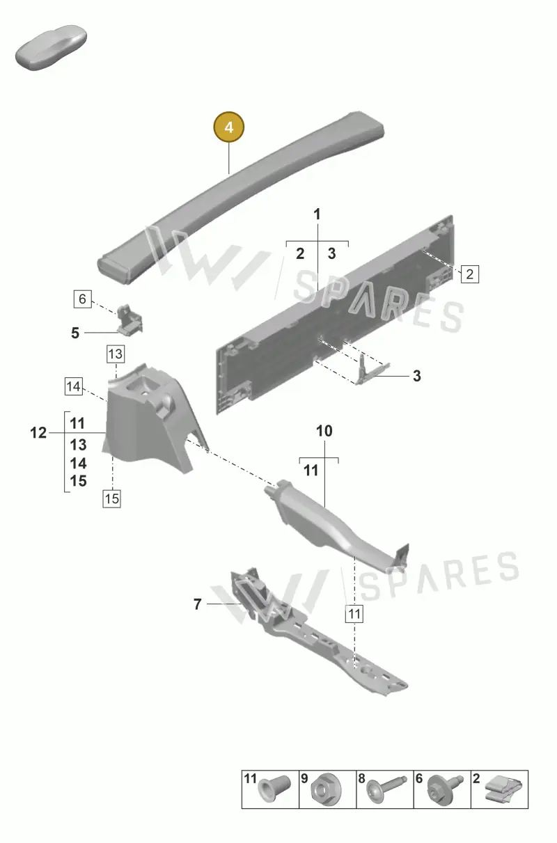992867707IA8 — Porsche 911 (2018-2024) diagram p53807310, position 4