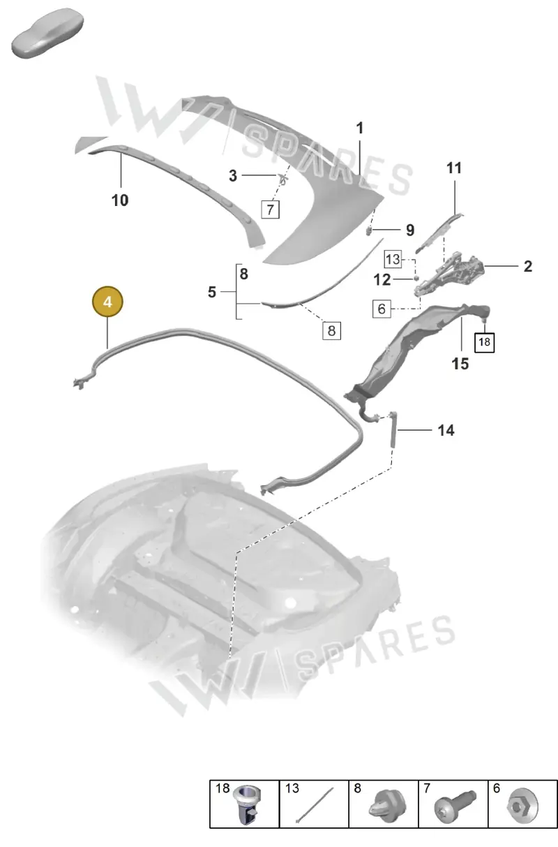 992871196 — Porsche 911 (2020-2022) diagram p57811060, position 4