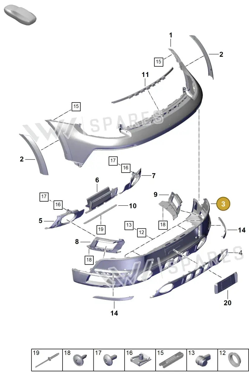 992898035C — Porsche 911 (2018-2024) diagram p53802630, position 3