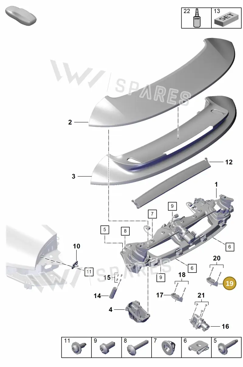 992898136 — Porsche 911 (2020-2022) diagram p57803150, position 19
