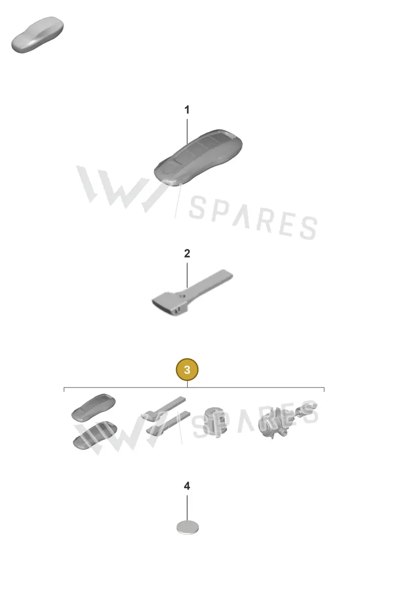 992898374CM — Porsche 911 (2024-2025) diagram p53898000, position 3