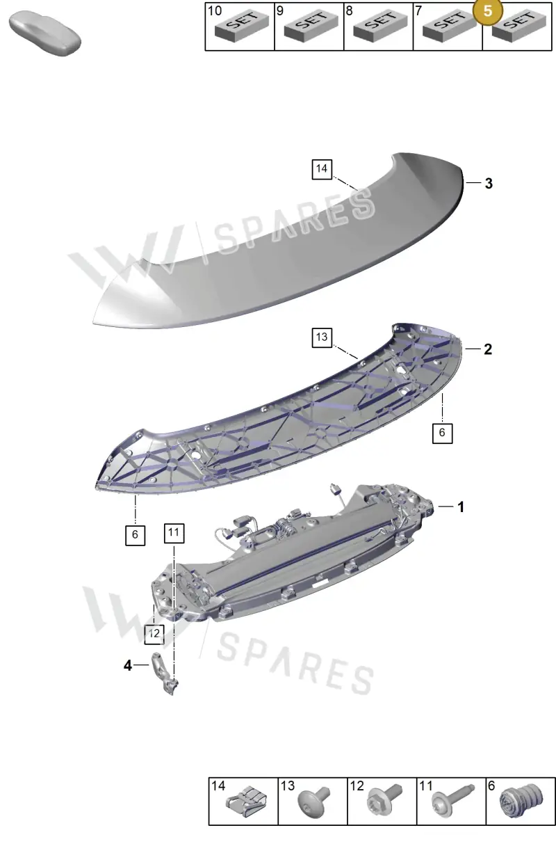 992898464 — Porsche 911 (2024-2025) diagram p63803150, position 5