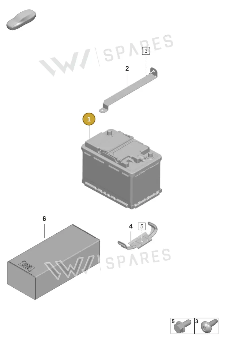 992915105A — Porsche 911 (2018-2024) diagram p53902060, position 1
