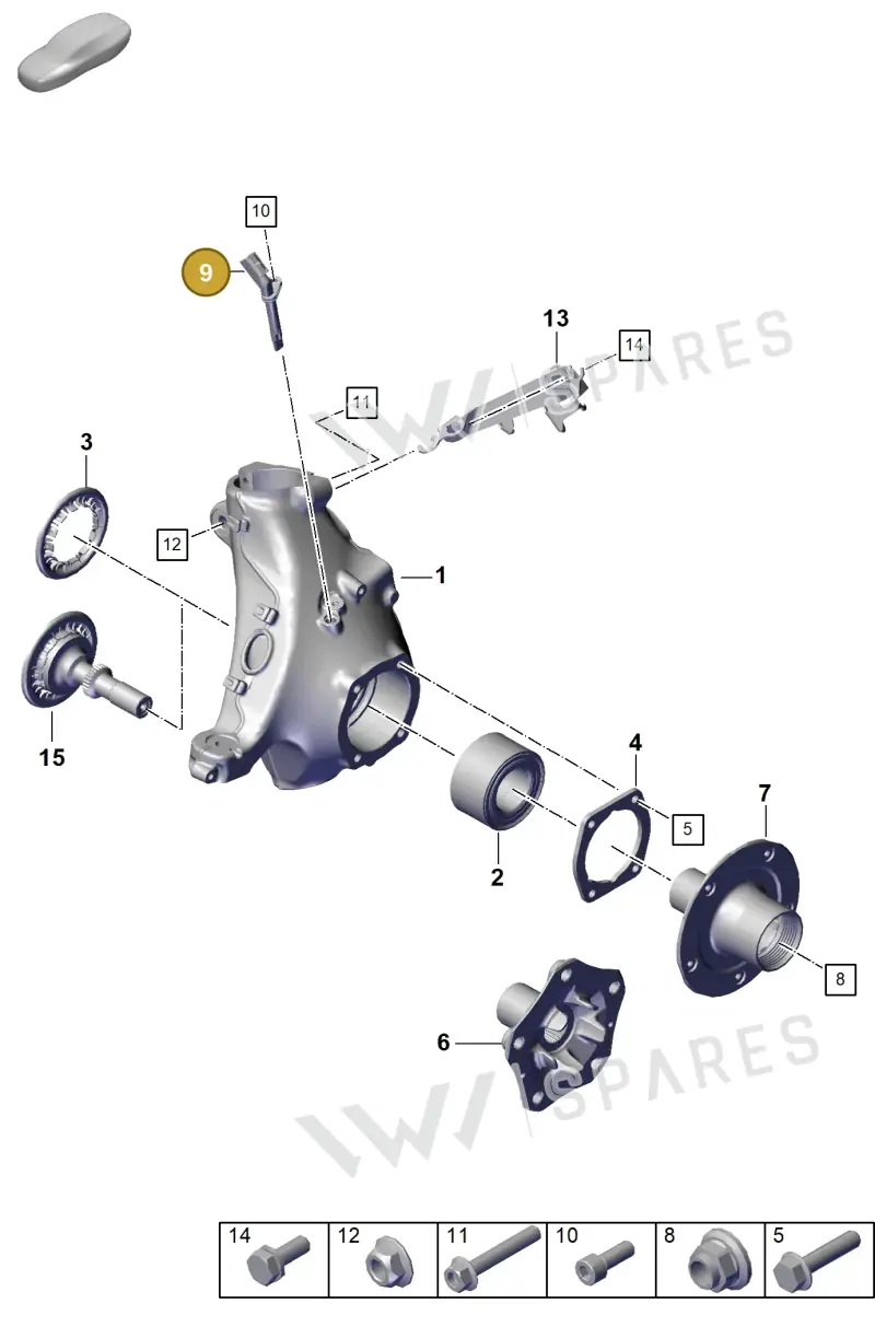 992927807 — Porsche 911 (2020-2022) diagram p57401005, position 9