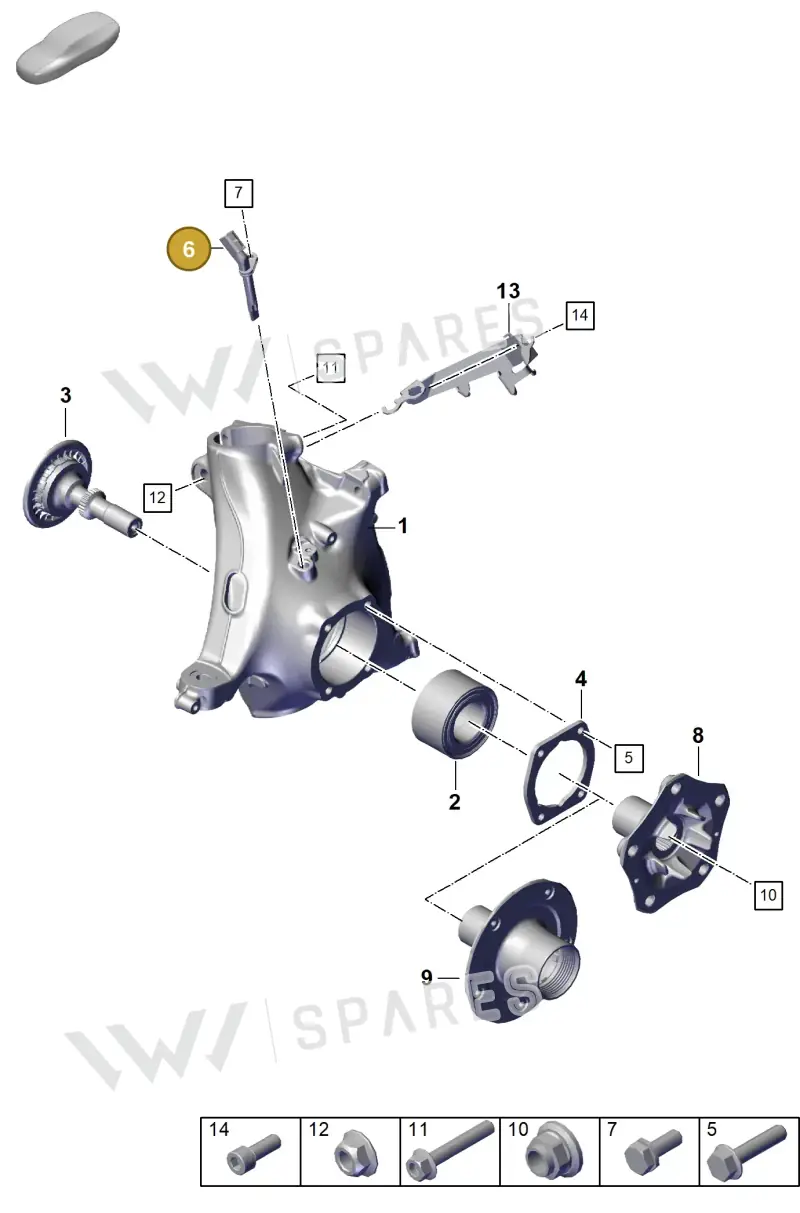992927807 — Porsche 911 (2024-2025) diagram p63401020, position 6
