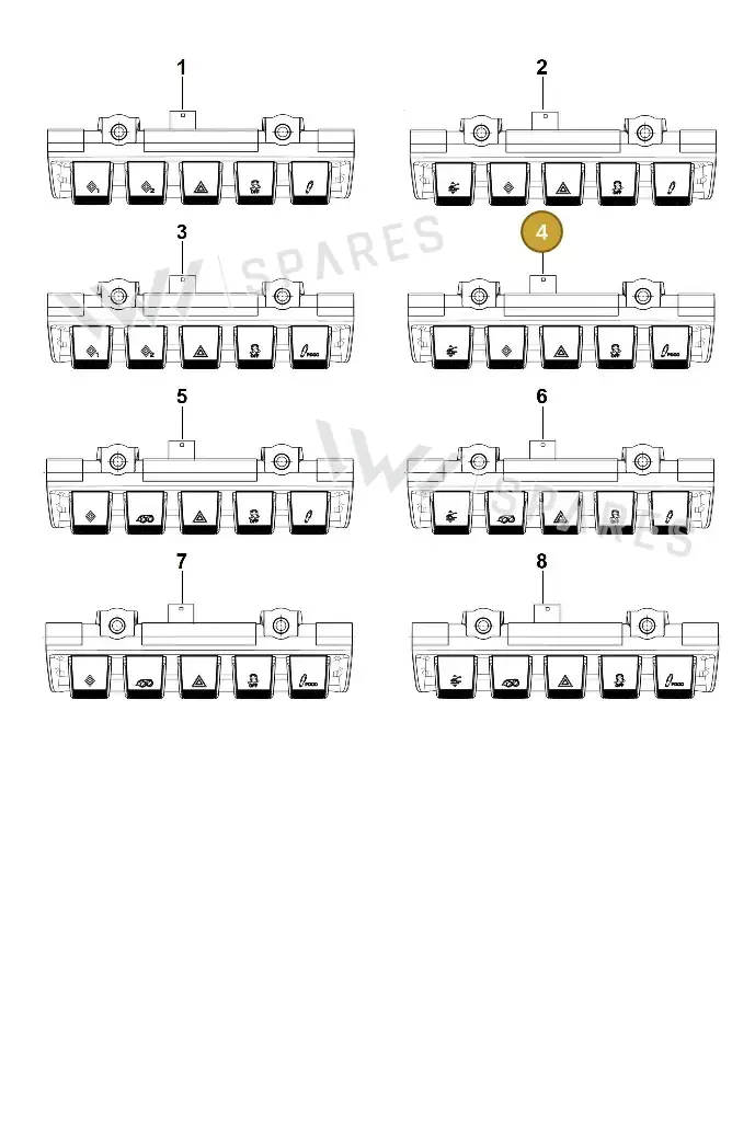 992941209DPTER — Porsche 992 Sport Classic (2020-) diagram p57903055, position 4
