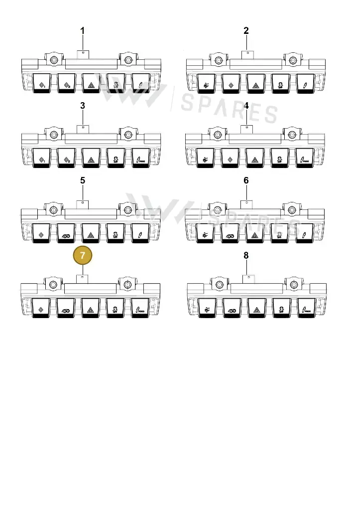 992941209DSTER — Porsche 992 Sport Classic (2020-) diagram p57903055, position 7