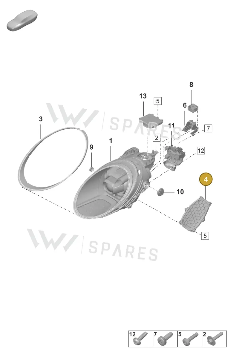992941809 — Porsche 911 (2018-2024) diagram p53905000, position 4