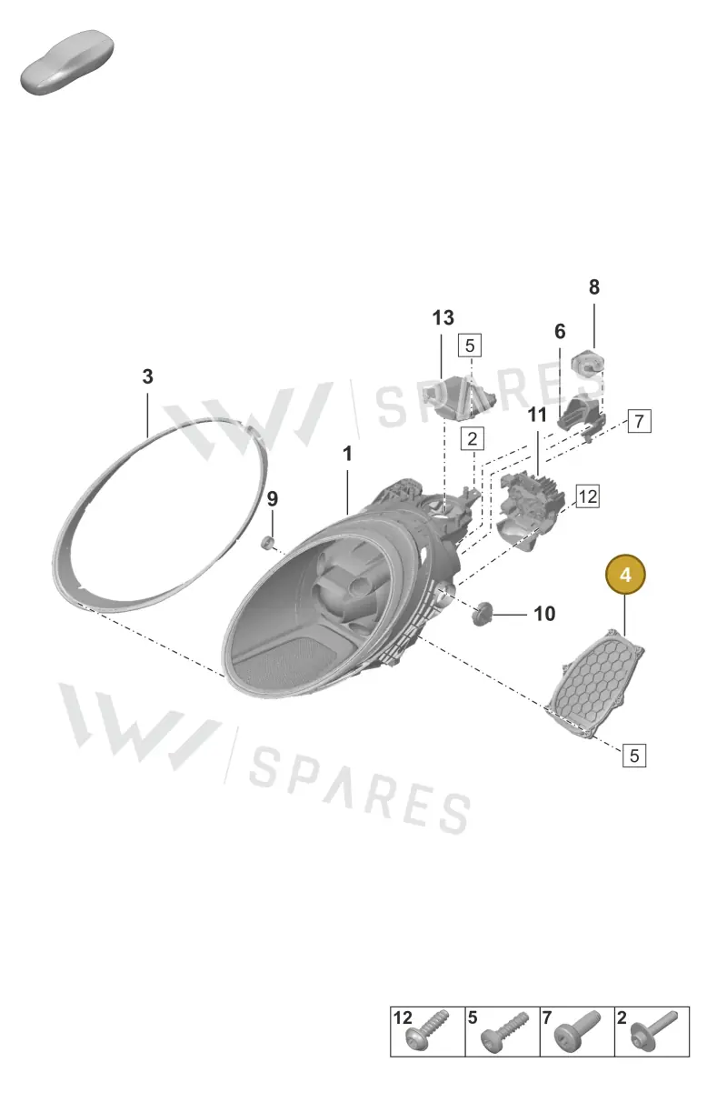 992941809 — Porsche 911 (2020-2022) diagram p53905010, position 4