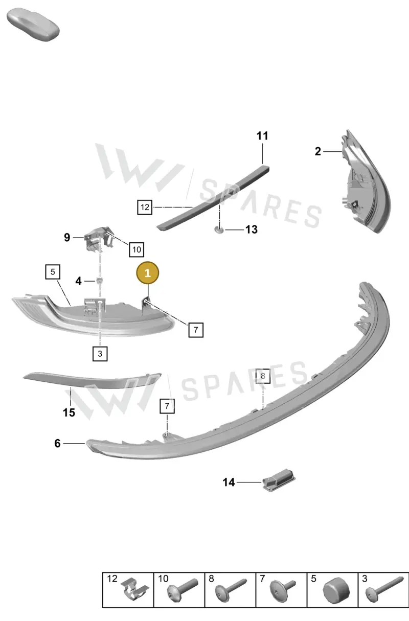 992945091F — Porsche 911 (2020-2022) diagram p57905050, position 1