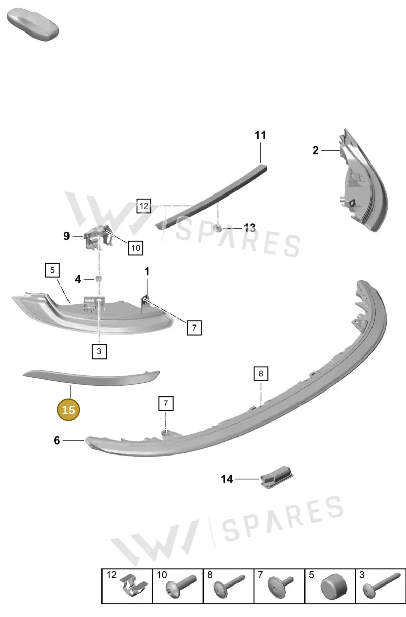 992945104B — Porsche 911 (2020-2022) diagram p57905050, position 15
