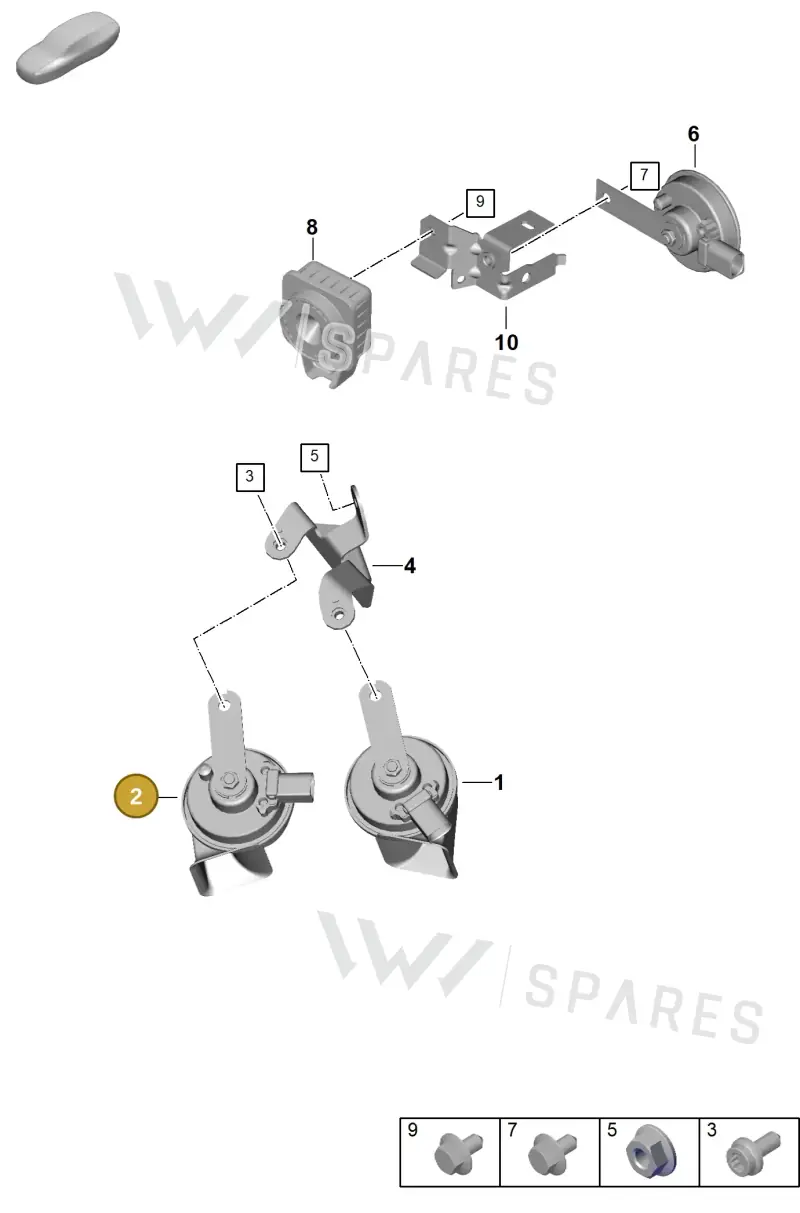 992951211A — Porsche 992 Carrera Coupe (2024-) diagram p63905000, position 2