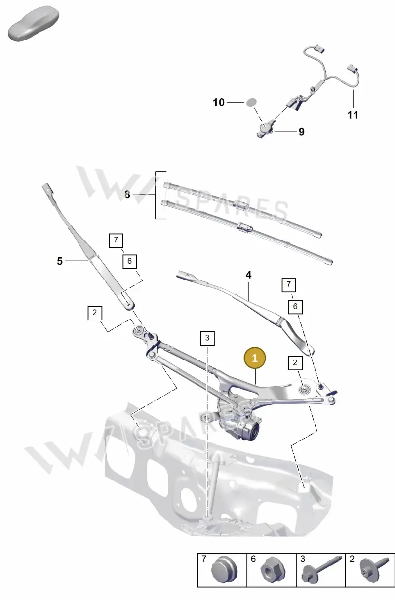 992955024D — Porsche 911 (2020-2022) diagram p53904000, position 1
