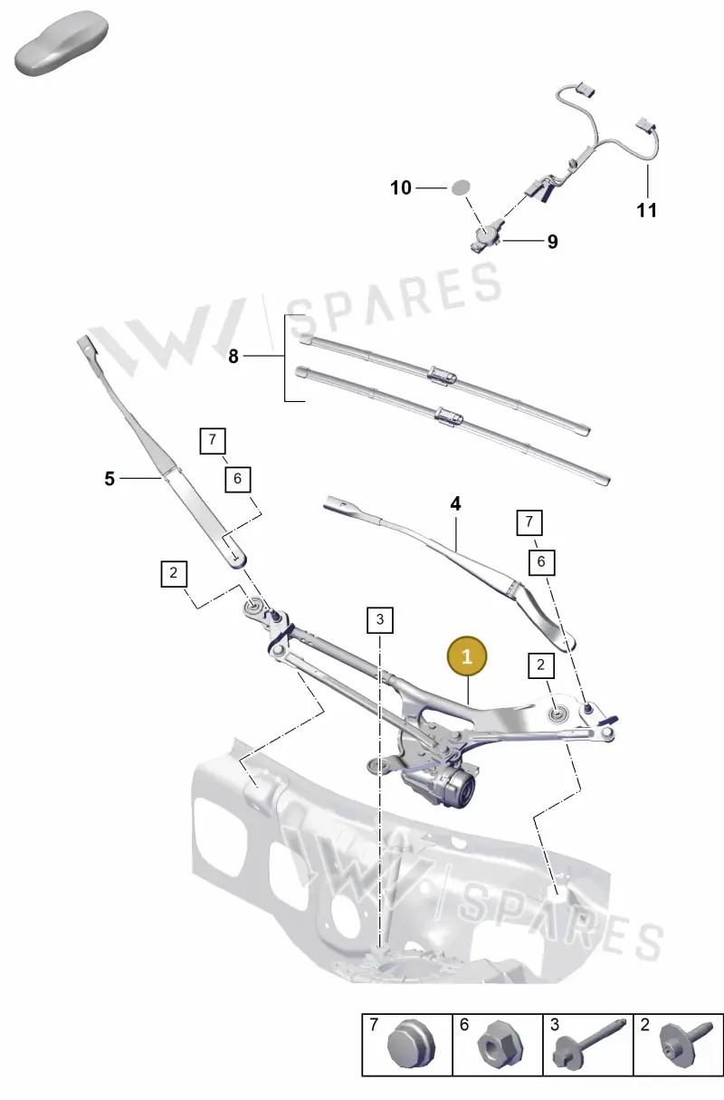 992955024F — Porsche 911 (2024-2025) diagram p53904000, position 1