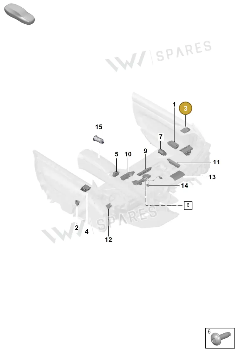992962128R6N3 — Porsche 911 (2024-2025) diagram p63905400, position 3