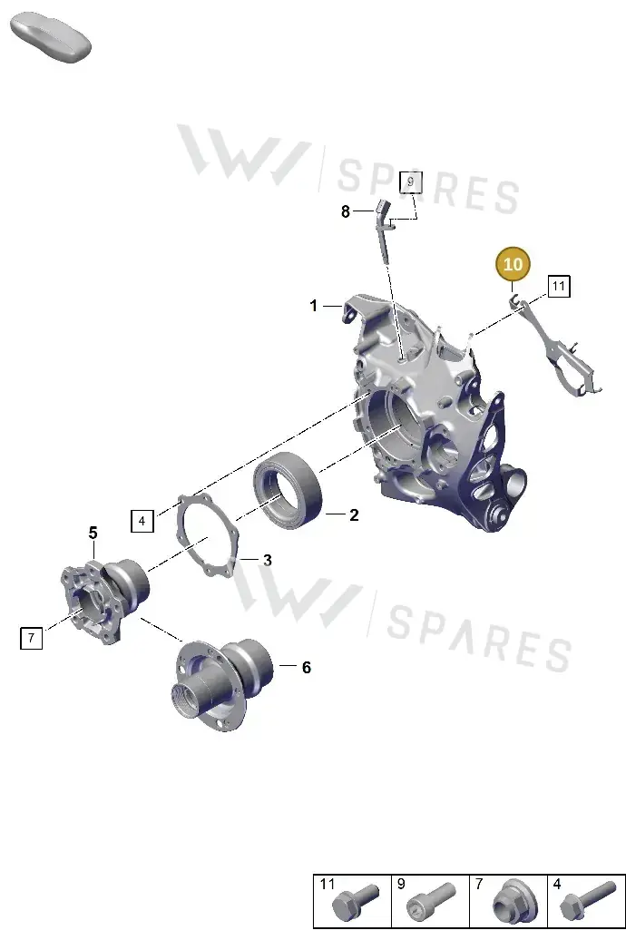 992971005 — Porsche 911 (2024-2025) diagram p63501020, position 10