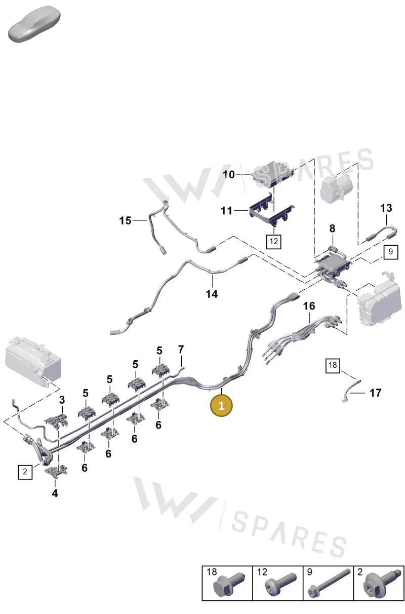 992971221 — Porsche 911 (2024-2025) diagram p63904000, position 1