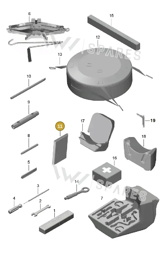 99636152100 — Porsche Boxster (2016-2019) diagram p48001000, position 11
