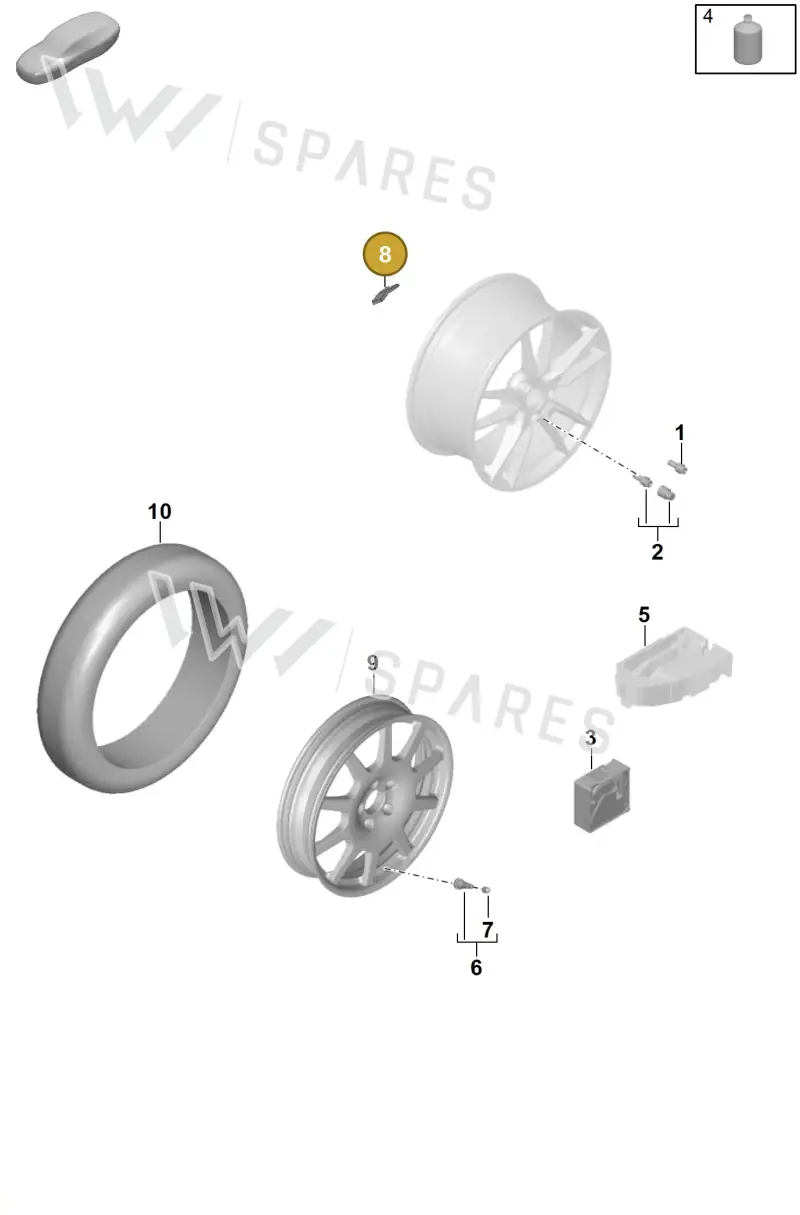 99736141000 — Porsche Panamera (2023-2025) diagram p62601030, position 8
