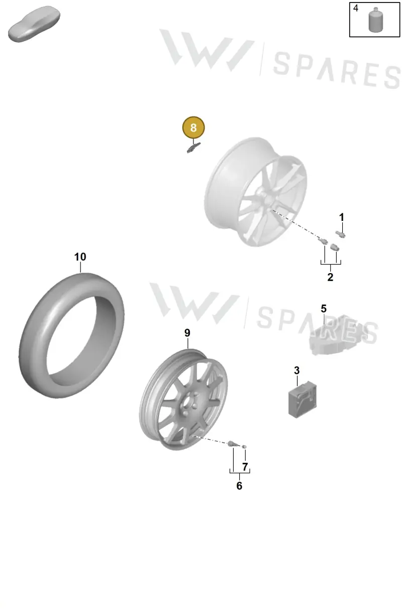 99736147000 — Porsche Panamera (2023-2025) diagram p62601030, position 8