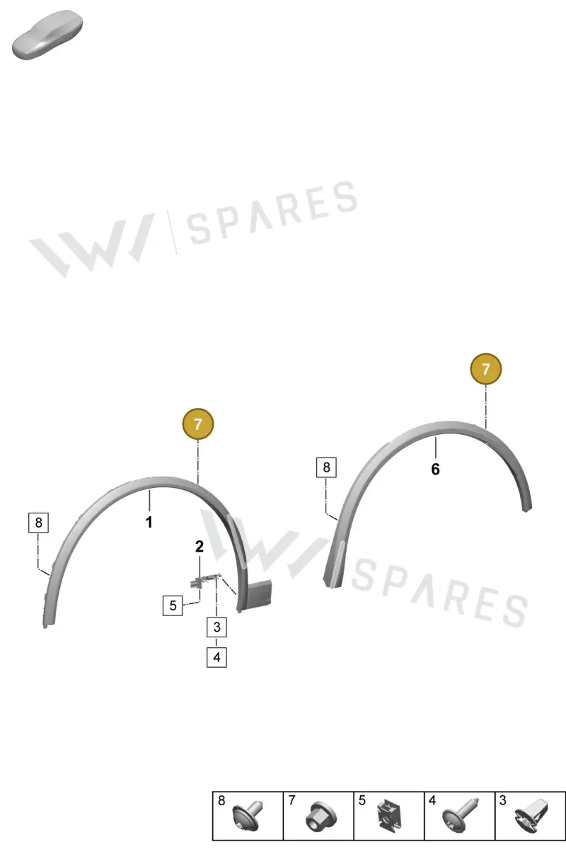 99904900840 — Porsche Macan 4 (2024-) diagram p61810300, position 7