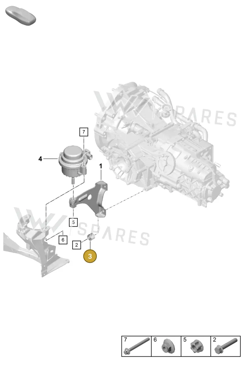 99920911830 — Porsche Boxster Spyder (2019-2020) diagram p55306000, position 3