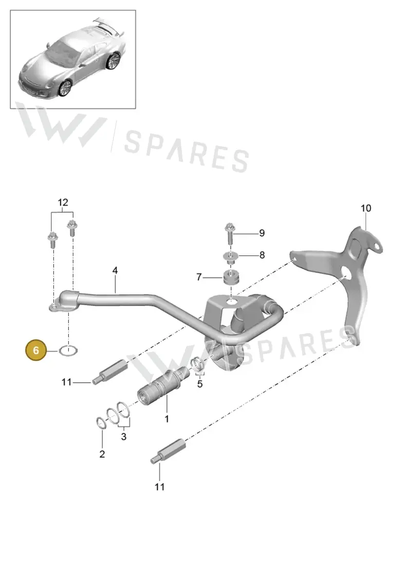 99970747240 — Porsche 911 (2013-2020) diagram p41102020, position 6