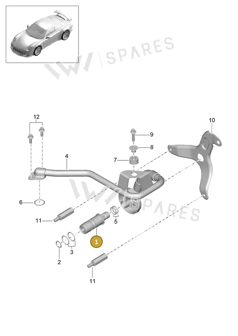 9A110204183 — Porsche 911 (2013-2020) diagram p41102020, position 1