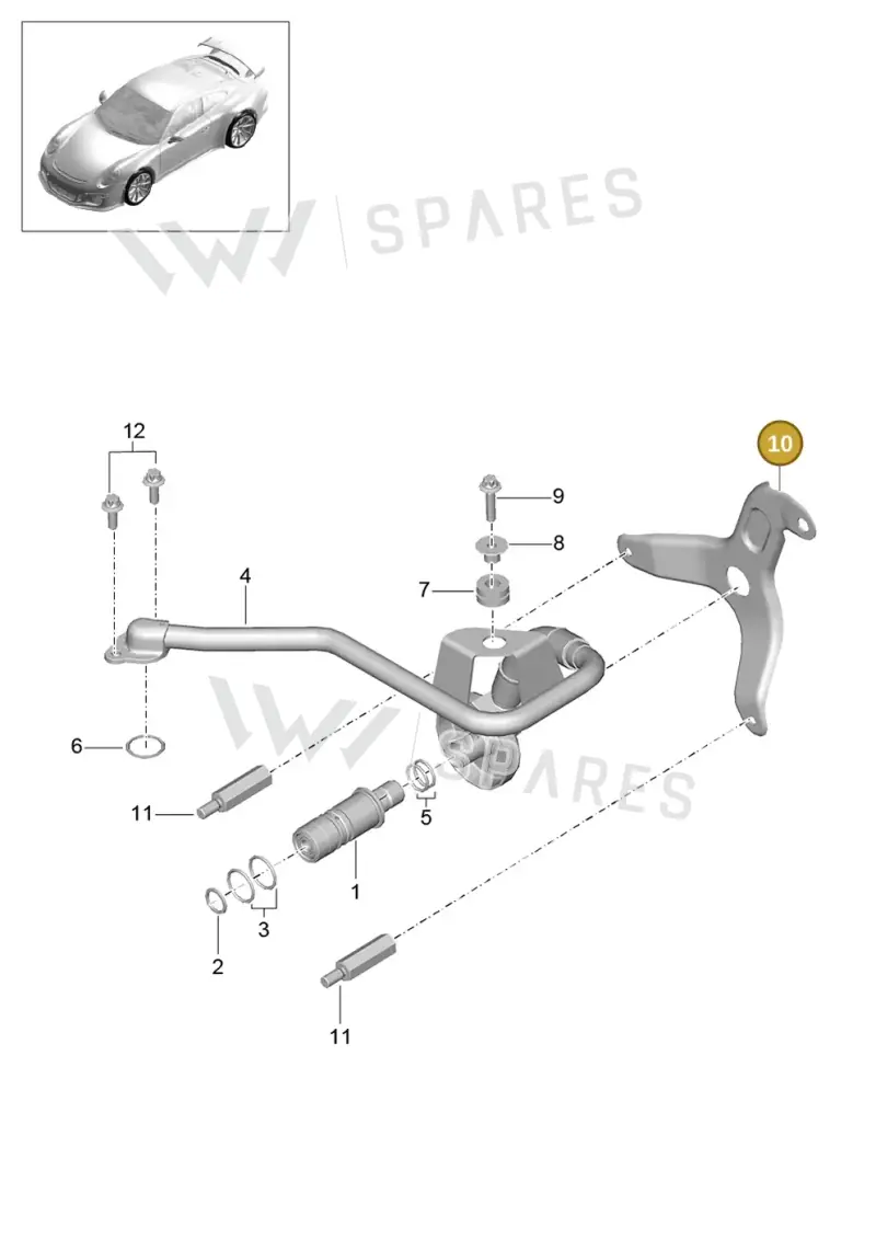 9A110244195 — Porsche 911 (2013-2020) diagram p41102020, position 10
